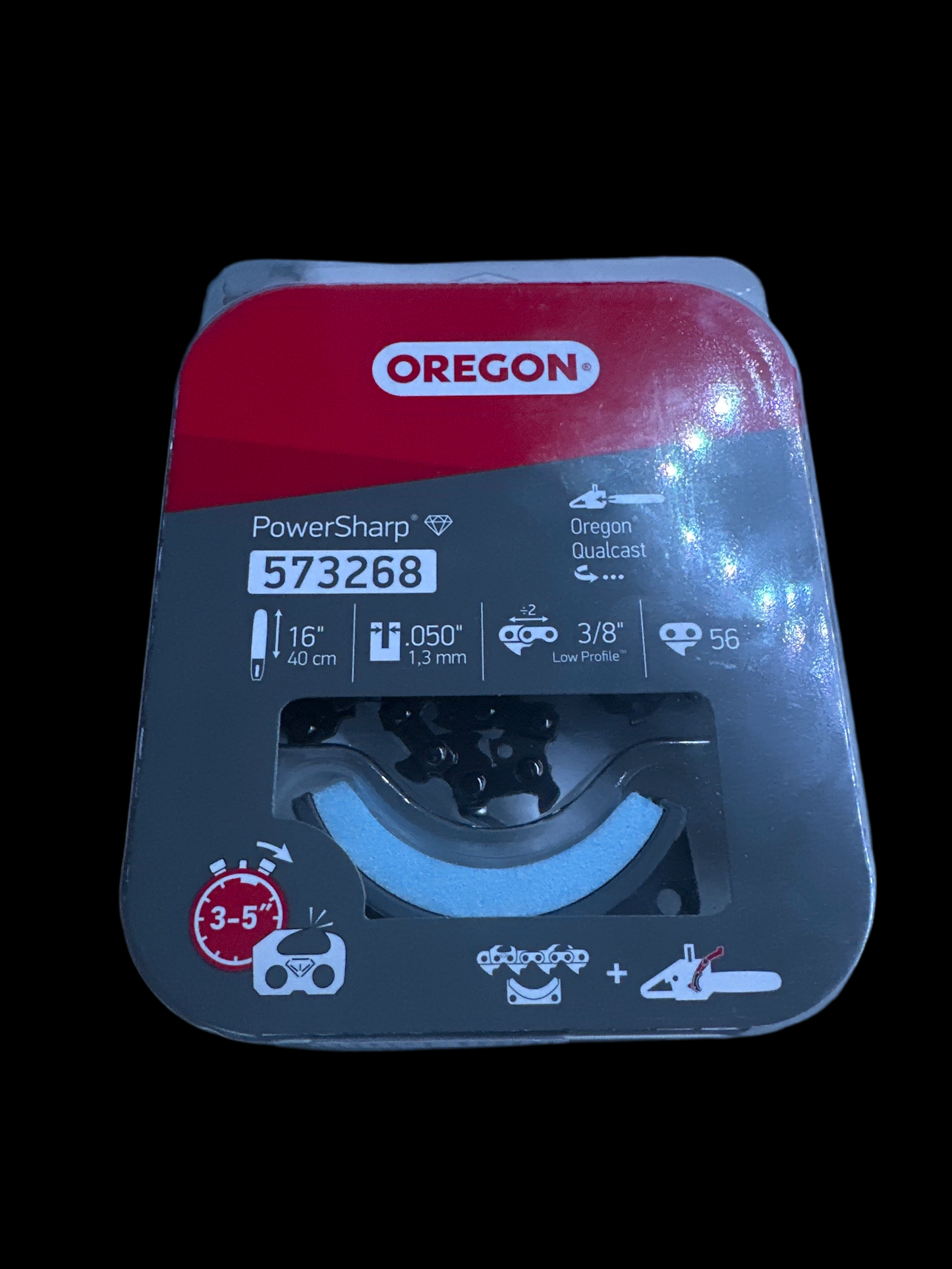 Oregon 573268 PowerSharp Chainsaw Chain Fits 16" Oregon CS300 / CS 300 Chainsaw