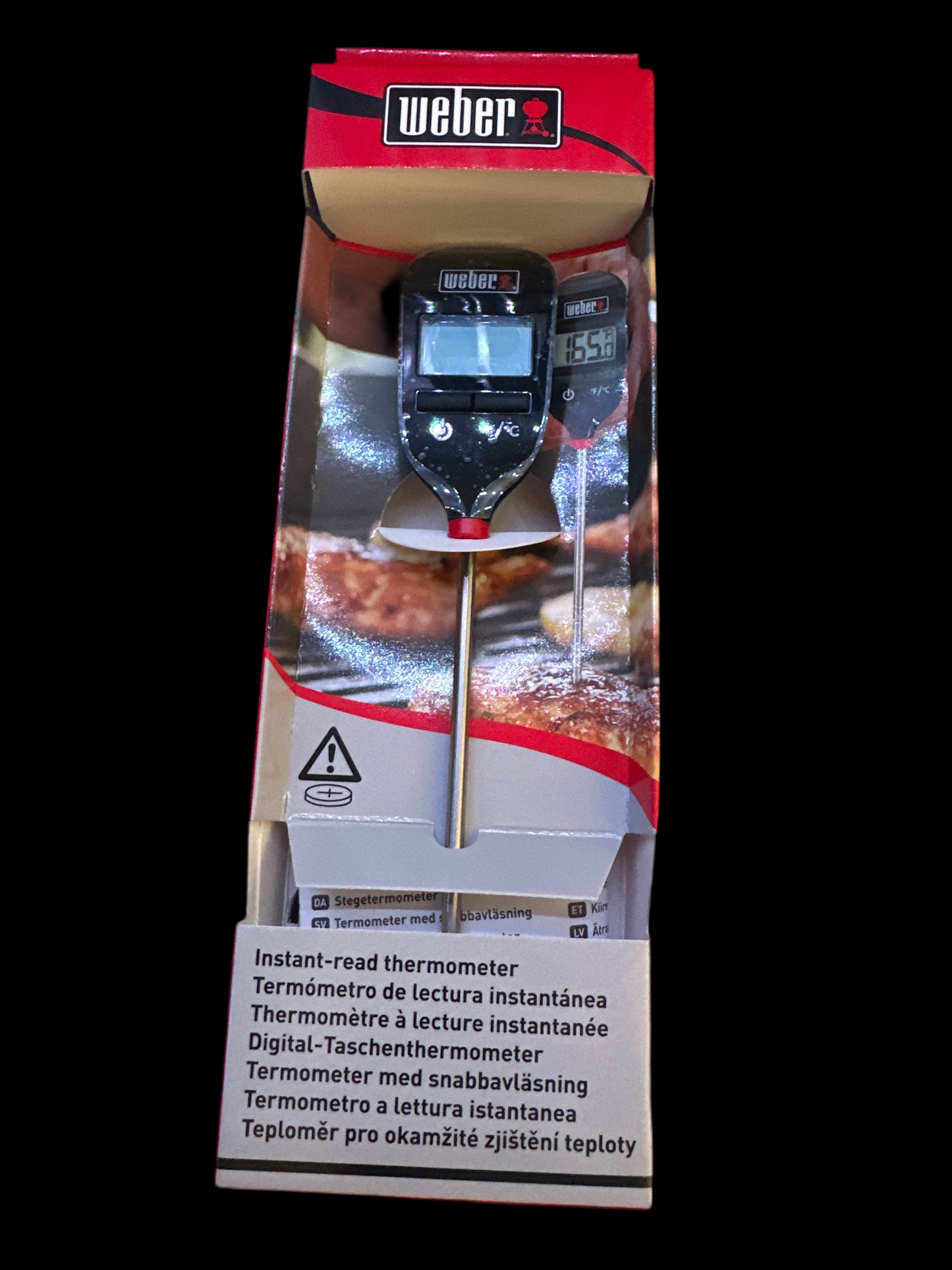 WEBER 6750 DIGITAL POCKET THERMOMETER INSTANT TEMPERATURE DETECTION